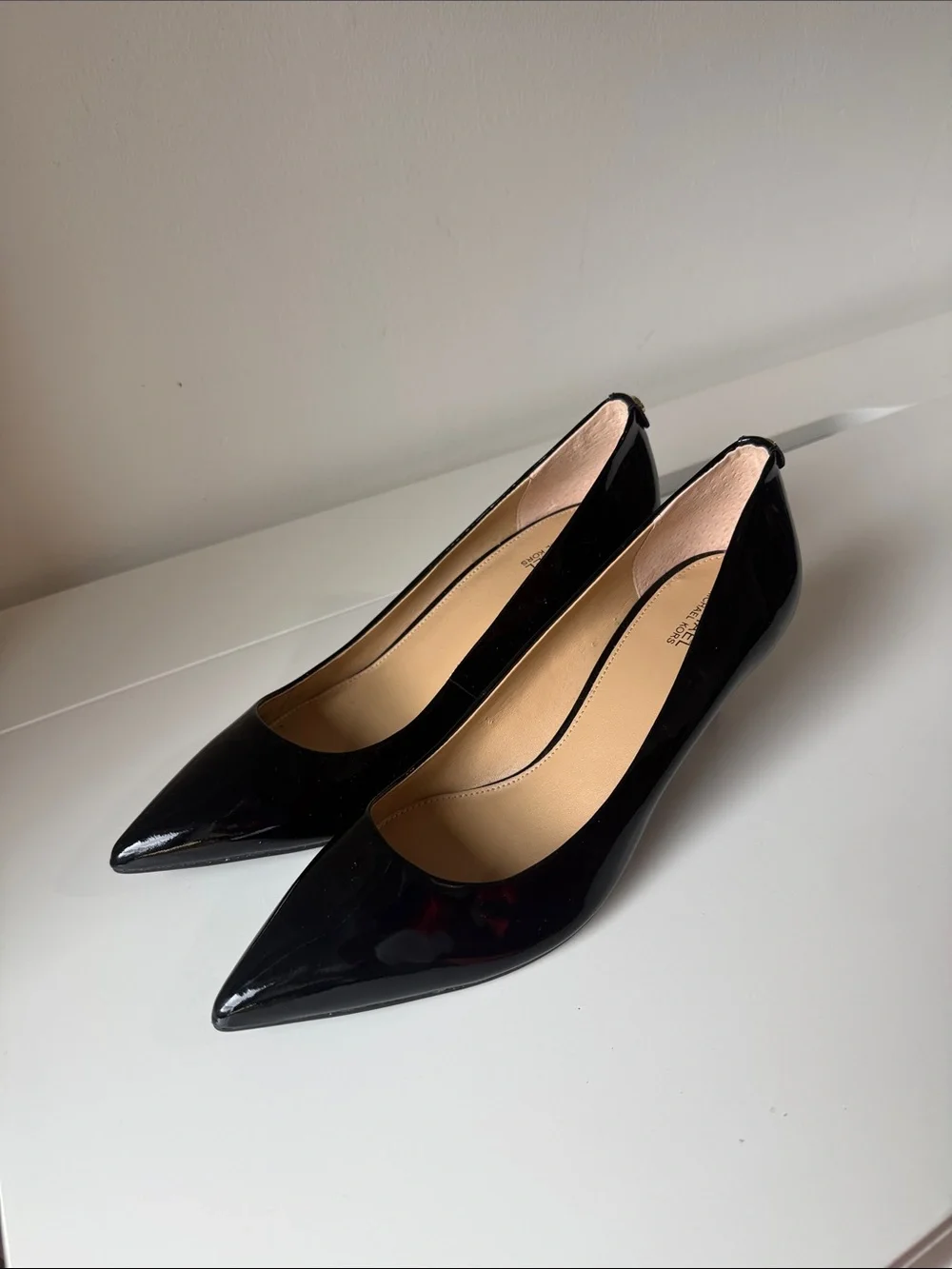 Michael Kora Black Patent Pointed Toe Pumps (brand new, never been worn)